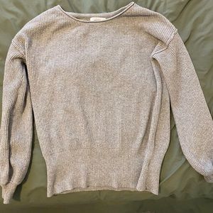womens gray sweater